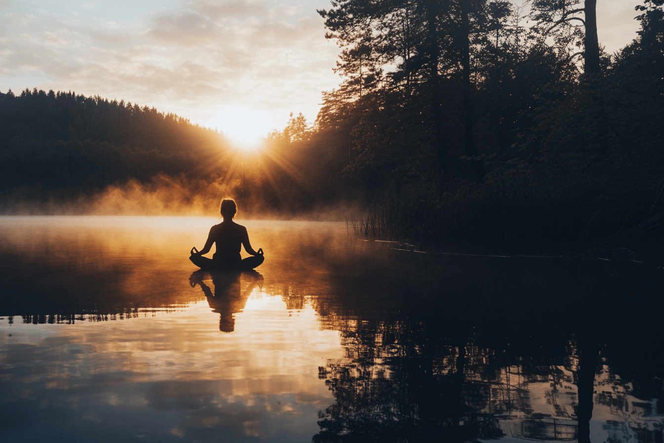 Magical lamb 69206 a serene landscape with a person meditating f8111d99 4cea 4c07 9355 1e1b72068cac
