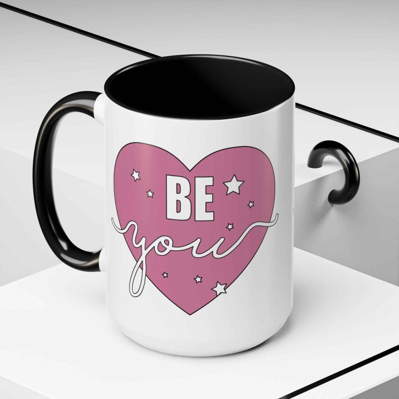 Mug - Motivational Quote Be You Accent Coffee Mug (11, 15oz) - Image 4