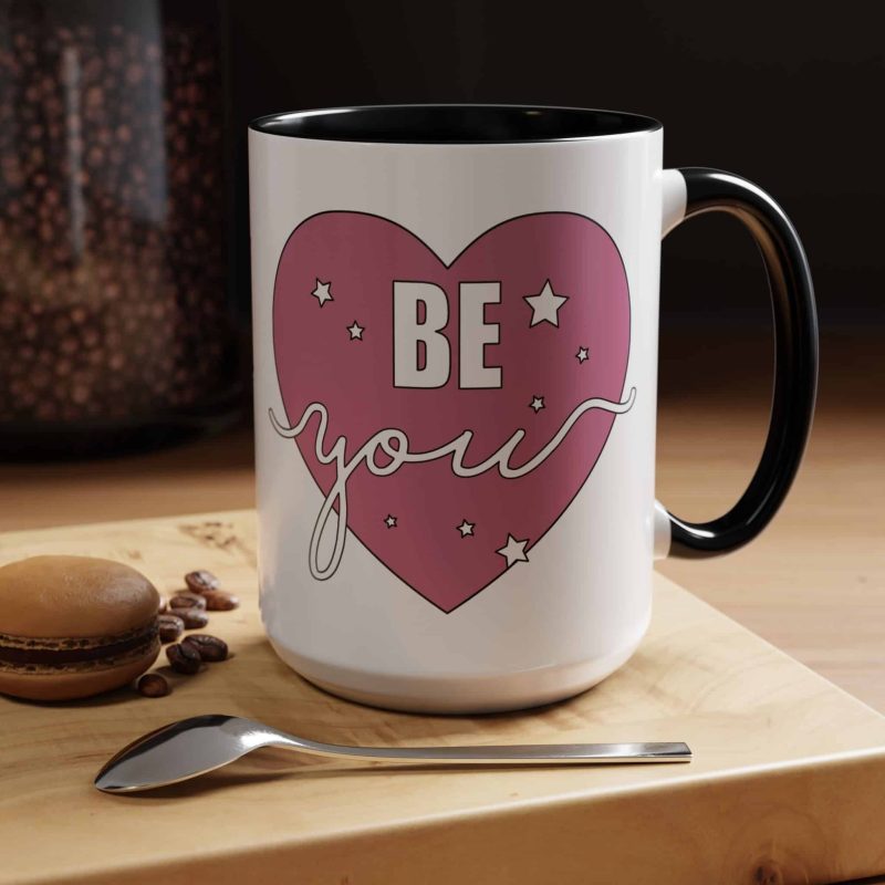 Mug - Motivational Quote Be You Accent Coffee Mug (11, 15oz) - Image 3