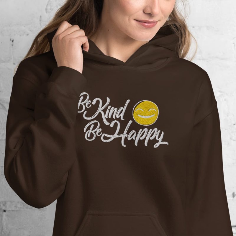 "Be happy, Be Kind" Unisex Hoodie - Image 7