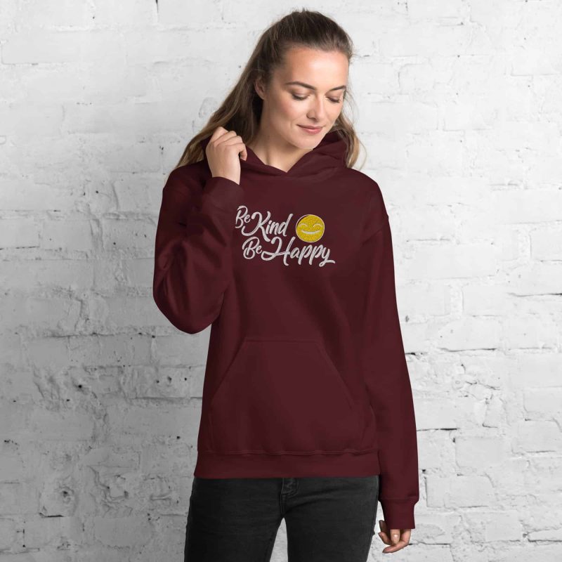 "Be happy, Be Kind" Unisex Hoodie - Image 6