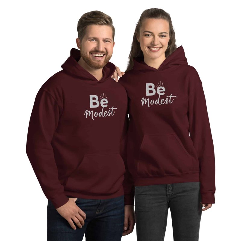 "Be modest" - Unisex Hoodie - Image 2