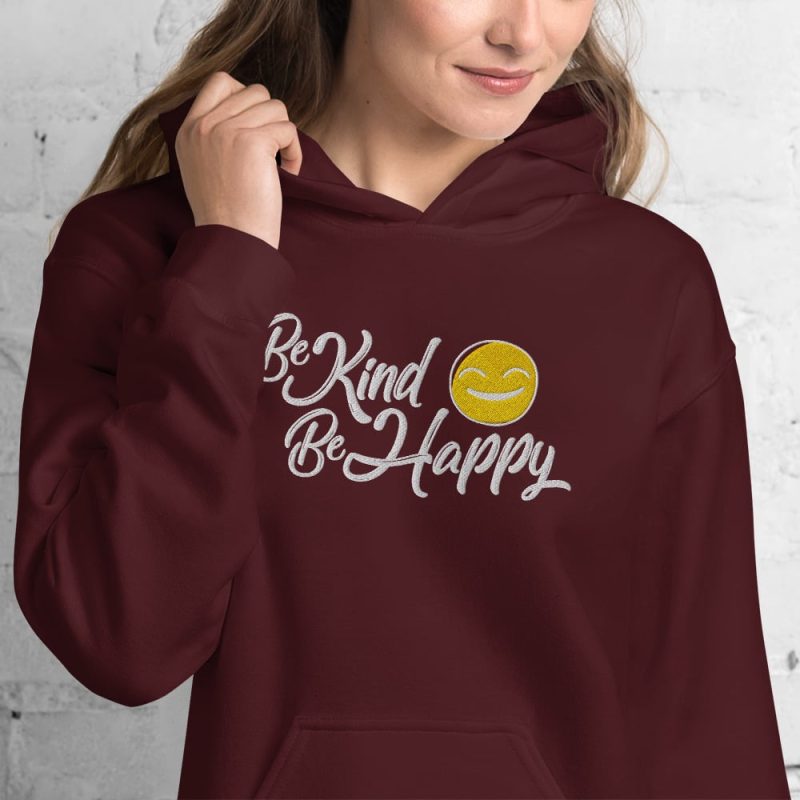 "Be happy, Be Kind" Unisex Hoodie - Image 5