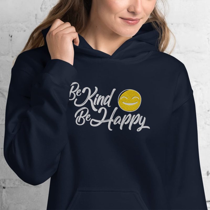"Be happy, Be Kind" Unisex Hoodie - Image 3