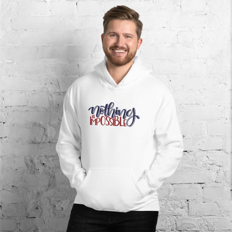 "Nothing is Impossible" Unisex Hoodie - Image 6