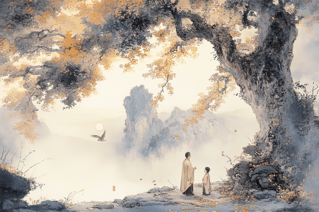 Magical lamb 69206 the scene takes place in a serene peaceful s 82c33d93 cc9c 47e8 af09 ebed4904d3bd