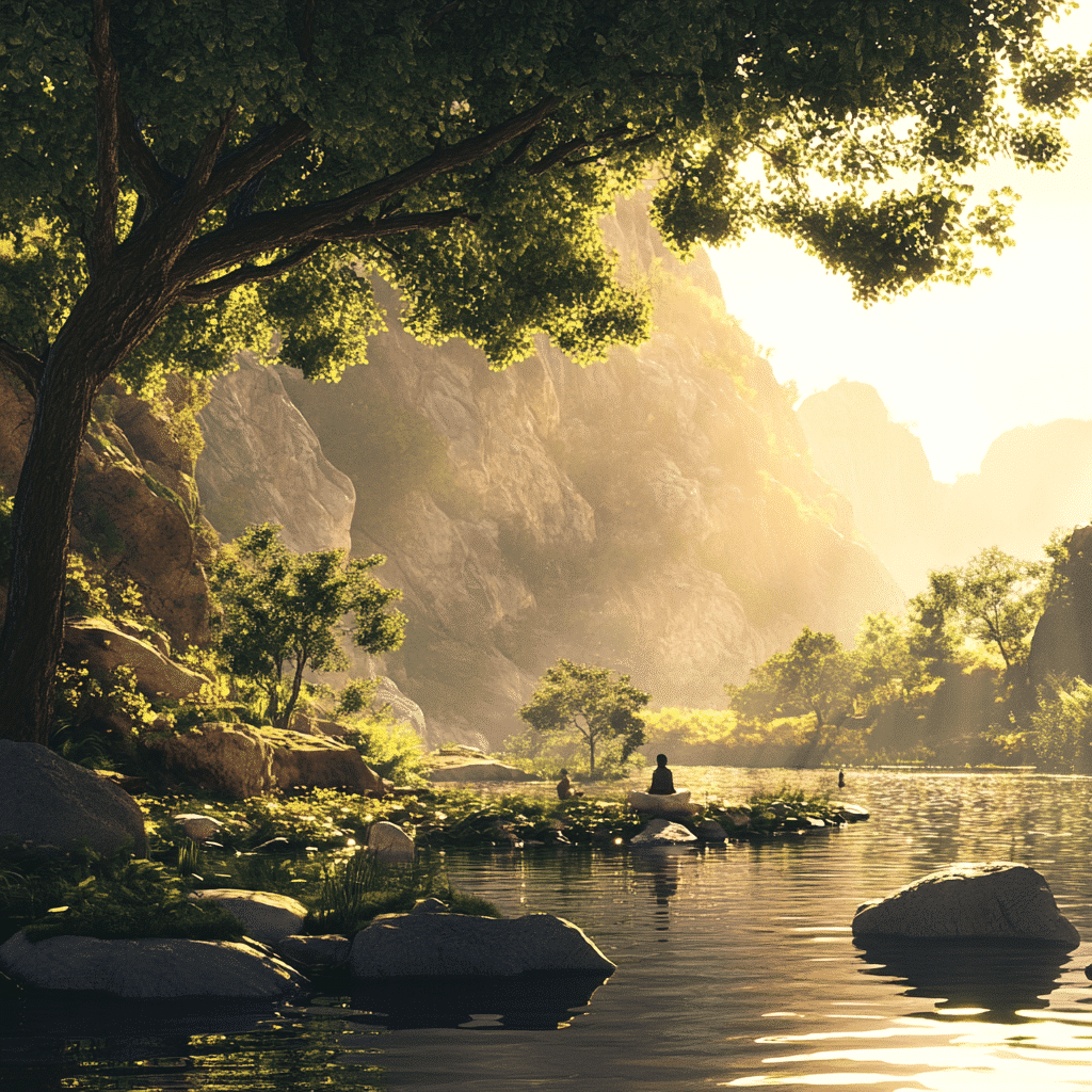 Magical lamb 69206 a calm peace scenery where people could medi 7f4244dd a260 4c6c b7d7 9a552e47c6b9